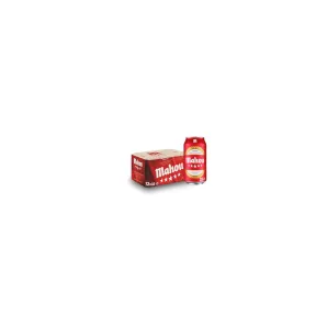Pack de 12 latas de Mahou 5 Estrellas, Cerveza Lager