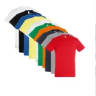 Pack de 10 camisetas unisex de algodón, colores variados