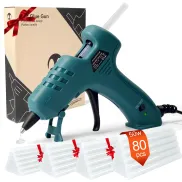 Pistola de Silicona Caliente 50W MAXDONE con 80 Barras