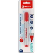 Rotulador Permanente Rojo 5mm - Centauro, Punta Biselada