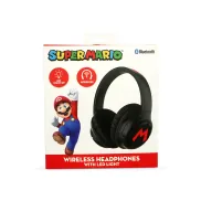 Auriculares inalámbricos Super Mario OTL Technologies plegables con LED