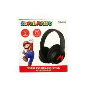 Auriculares inalámbricos Super Mario OTL Technologies plegables con LED