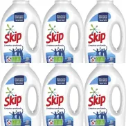 Detergente líquido Skip Lote x6 para limpieza profunda 24 lavados