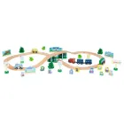 Tren de madera «PEPPA PIG» para jugar y aprender