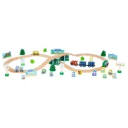 Tren de madera «PEPPA PIG» para jugar y aprender