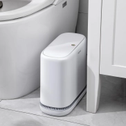 Basura baño 10L con tapa de empuje y absorción