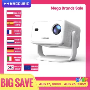 Proyector 1080p MAGCUBIC L018 con WiFi 6 y Autofocus por 50,39 €