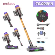 Aspiradora Inalámbrica Erabros EV5, 550W y 80 Min de Uso