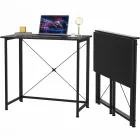 Mesa de Estudio Plegable Compacta para Oficina o Casa 80x40cm