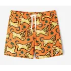Bañador corto Surf 100 Niño Naranja - DECATHLON