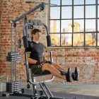 Multiestación Home Gym con banco para sentadillas