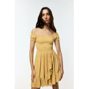 Nido de abeja: vestido corto elegante