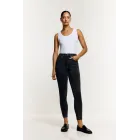 Jeans de tiro alto super ajustados