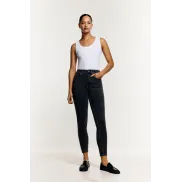Jeans de tiro alto super ajustados