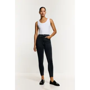 Jeans de tiro alto super ajustados