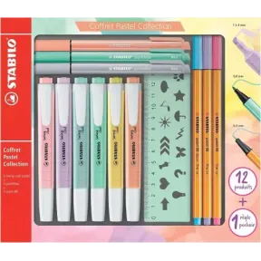 Stabilo Pastel Collection: Estuche Mixto 13 Pcs