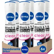 NIVEA Desodorante Spray Mujer 72h Antimanchas 200ml