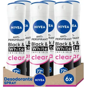 NIVEA Desodorante Spray Mujer 72h Antimanchas 200ml