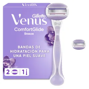 Máquinilla de Depilación Venus ComfortGlide Breeze + 2 Cuchillas