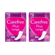 Protegeslips Carefree Plus sin fragancia, 48 unidades