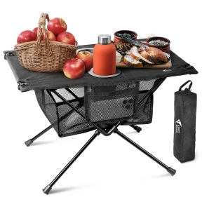 Mesa Plegable Portátil para Camping y Picnic, 60 x 40 x 40 cm.