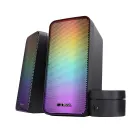 Altavoces PC 2.0 GXTrust Wezz con Iluminación RGB