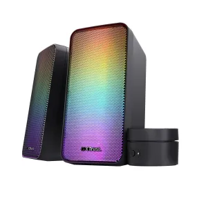 Altavoces PC 2.0 GXTrust Wezz con Iluminación RGB