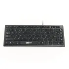 Teclado Compacto USB TKL Slim: Silencioso y Ligero