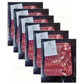 Pétalos de jamón ibérico etiqueta negra 6x150g