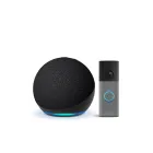Echo Dot y Ring Videotimbre Batería (Última Gen.)