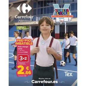 Carrefour: Folleto de Ropa y Hogar de Vuelta al Cole 2026