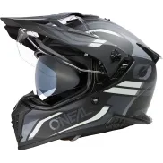 Casco O'NEAL Spike Negro Gris Blanco M (57-58 cm)