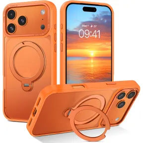 Carcasa Antigolpes para iPhone 17 Pro con Soporte 360°