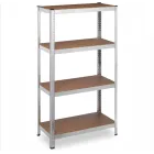 Estanterías de 4 Niveles, Capacidad de 875 kg, 30 x 70 x 140 cm
