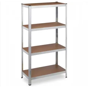 Estanterías de 4 Niveles, Capacidad de 875 kg, 30 x 70 x 140 cm