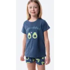 Pijama corto de algodón para niña TEX, tallas 3 a 5
