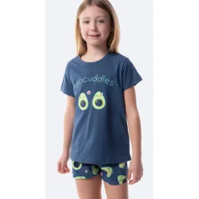 Pijama corto de algodón para niña TEX, tallas 3 a 5