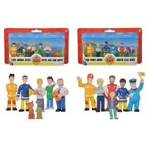 Figuras de Sam de Bombero – 6 Unidades Surtidas de 5-7 cm