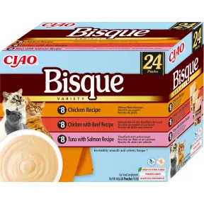 Ciao Bisque INABA 24 sobres para gatos (960g) Multipack
