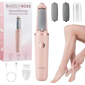 Kit de pedicura recargable BarberBoss Lima eléctrica para pies