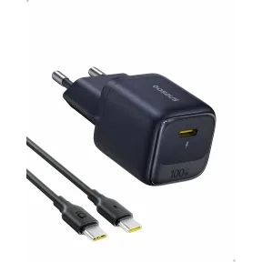 Cargador GaN 100W Baseus Enerfill USB-C Rápido y Compacto