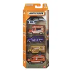 Pack de 5 Vehículos Matchbox - Coches Juguete Mattel