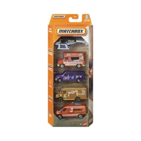Pack de 5 Vehículos Matchbox - Coches Juguete Mattel