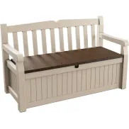 Banco Arcón Exterior Keter Eden, Capacidad 265L en Resina