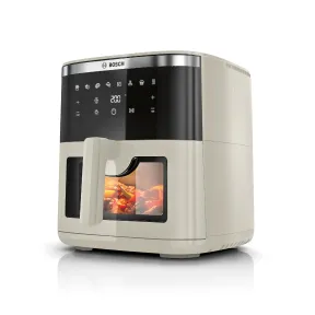 Freidora de aire Bosch Serie 6, 7.2L, Ventana Crema