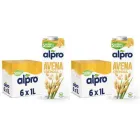 Bebidas Vegetales de Avena Alpro - Pack de 12x 1L