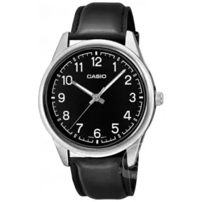 Casio MTP-V005L: Reloj Elegante de Cuero para Hombre
