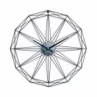Reloj Moderno Negro de Pared Ø60cm