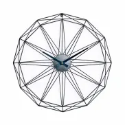 Reloj Moderno Negro de Pared Ø60cm