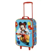 Maleta Trolley 3D Mickey Mouse Azul, Scooter 17 x 33 x 52 cm